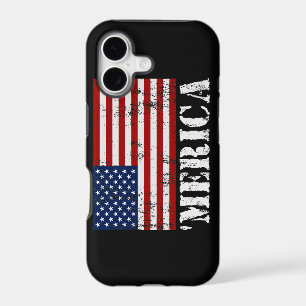 Vintage 'MERICA US Flag iPhone 5 Case