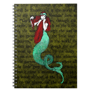 Vintage Mermaid Notebook