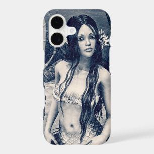 Vintage Mermaid Old Photo Fantasy Art