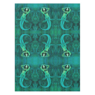 Vintage Mermaid Table Cloth