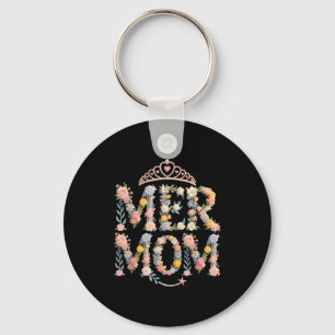 Vintage mermom mama mum holiday mermaid vacation key ring