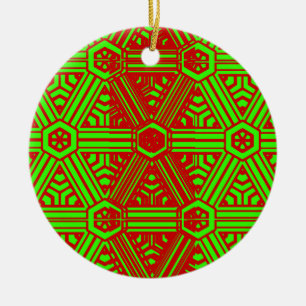 Vintage Merry Christmas Ceramic Tree Decoration