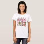 Vintage Merry Christmas Jesus Faith Christian T-Shirt<br><div class="desc">Celebrate the true meaning of the season with our Christian Christmas t-shirts,  featuring inspiring designs that honour faith and joy. Perfect for church gatherings,  holiday events,  or thoughtful gifts,  these shirts blend comfort and style to share the message of love and hope.</div>