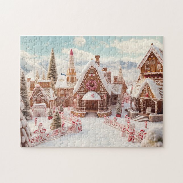 Vintage Merry Christmas Jigsaw Puzzle (Horizontal)