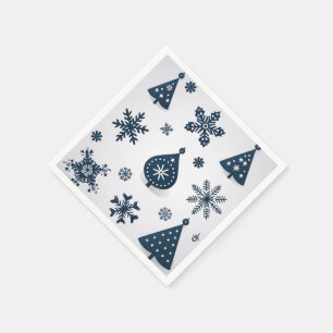 Vintage Merry Christmas Napkin