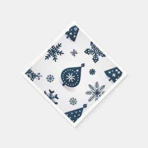 Vintage Merry Christmas Napkin