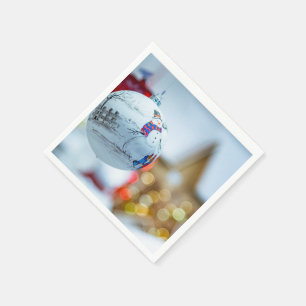 Vintage Merry Christmas Napkin