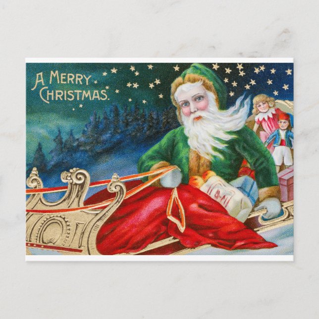Vintage Merry Christmas  Postcard (Front)