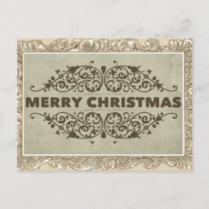 Vintage Merry Christmas Postcard