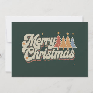Vintage Merry Christmas Vacation Xmas Holiday Card