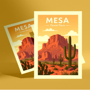 Vintage Mesa Arizona Postcard