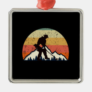 Vintage Metal Detectorist Tree Decoration