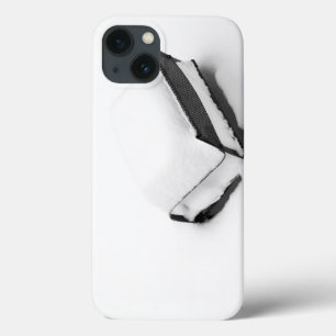Vintage Metal Lawn Chair Full Of Snow iPhone 13 Case