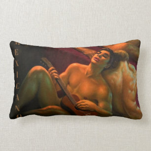 Vintage Mexicano Poster The Bandit cushion