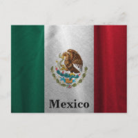 Vintage Mexico Flag Travel Tourism