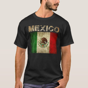 Vintage Mexico Mexican Flag Pride Gifts T-Shirt