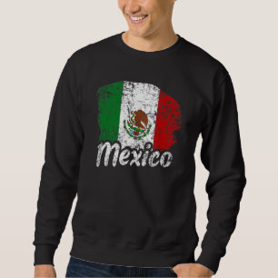 Vintage Mexico Mexican Flag Pride Sweatshirt