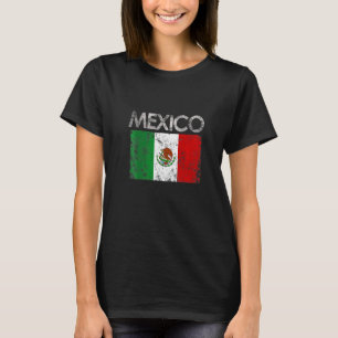 Vintage Mexico Mexican Flag Pride   T-Shirt