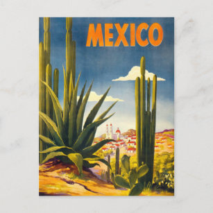Vintage Mexico Travel Postcard