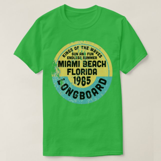 Vintage Miami Beach T-Shirt (Design Front)