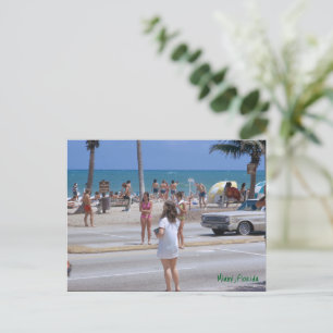 Vintage Miami Florida Holiday Postcard