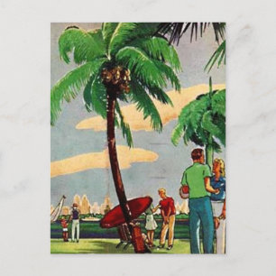 Vintage Miami, Florida, USA - Postcard