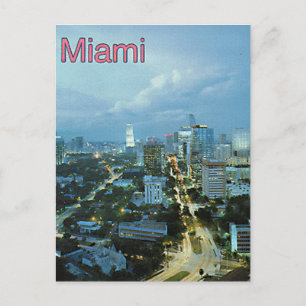 Vintage Miami, Florida, USA - Postcard