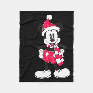 Vintage Mickey Festive Fun  Fleece Blanket