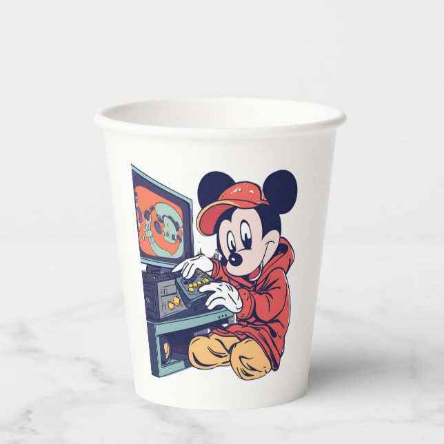 Vintage Mickey Paper Cups (Front)