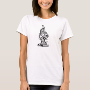 Vintage Microscope Illustration Retro Microscopes T-Shirt