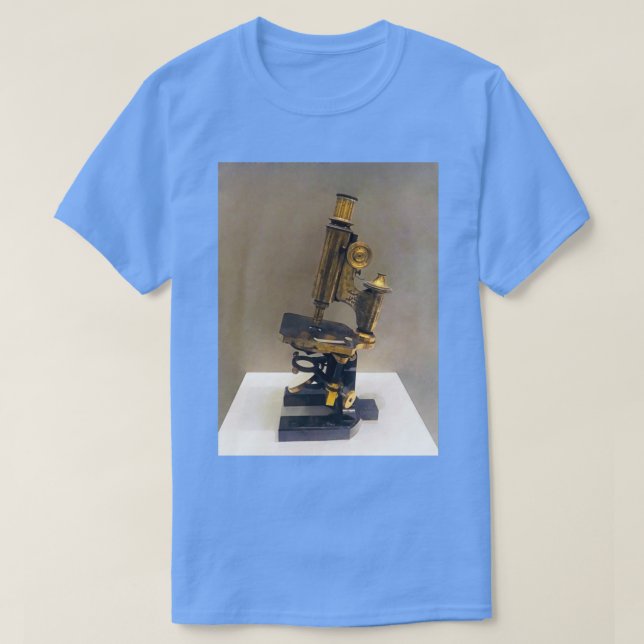 Vintage Microscope T-Shirt (Design Front)