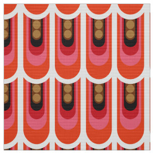 Vintage Mid century Modern 60s 70s  Fabric