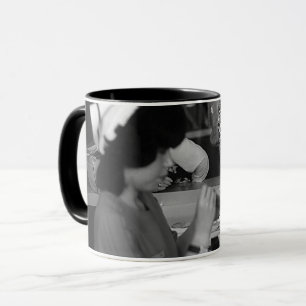 Vintage Mie Mikimoto island cultured pearls shop C Mug