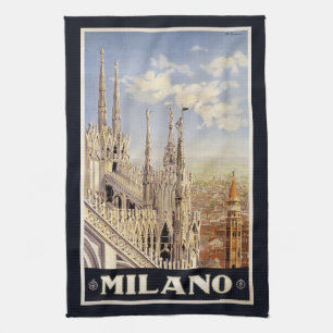 Vintage Milano Milan Italy hand towel