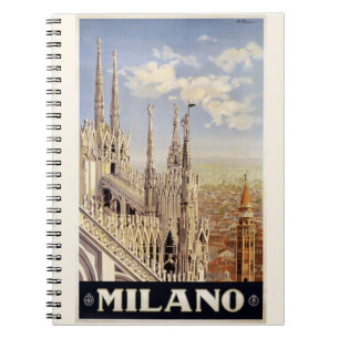 Vintage Milano Milan Italy notebook