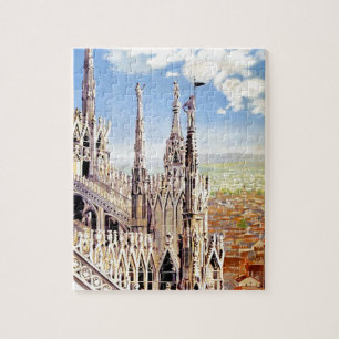 Vintage Milano Travel Jigsaw Puzzle