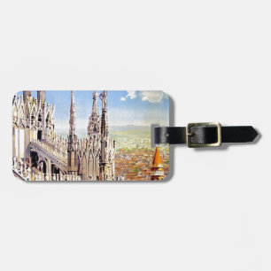Vintage Milano Travel Luggage Tag