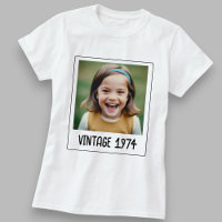 Vintage Milestone Birthday Photo Keepsake