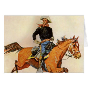 Vintage Military, A Cavalry Officer by Remington