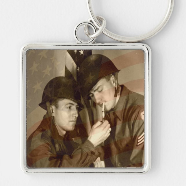 Vintage Military Keychains (Front)