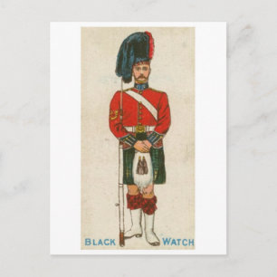 Vintage Military Uniform Postcard