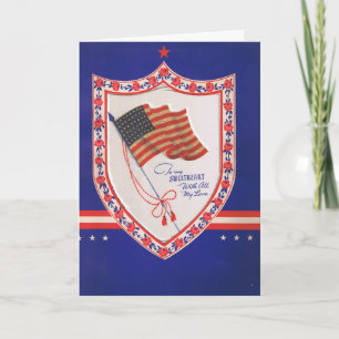 Vintage Military Valentine Holiday Card