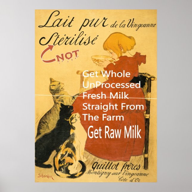 Vintage Milk Poster (Front)