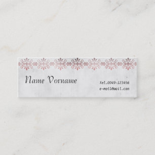vintage mini business card
