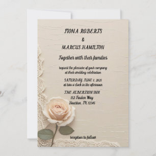Vintage Minimalist Elegant Wedding Save the Date