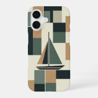 Vintage Minimalist Sailboat