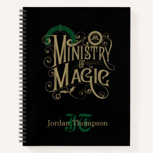 Vintage MINISTRY OF MAGIC™ Graphic Notebook