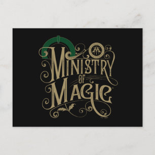 Vintage MINISTRY OF MAGIC™ Graphic Postcard