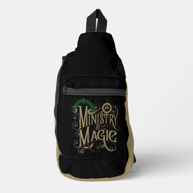 Vintage MINISTRY OF MAGIC™ Graphic Sling Bag (Front)
