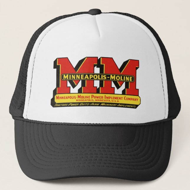 Vintage Minneapolis-Moline Trucker Hat (Front)